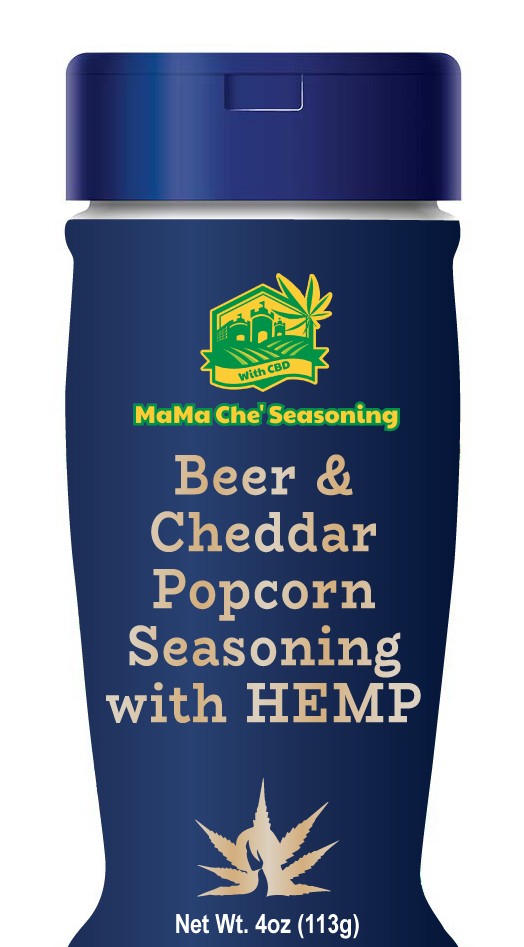 Beer & Cheddar Popcorn Seasoning W/ Hemp